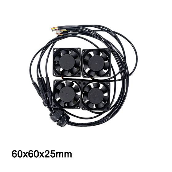 Waterproof dc fan DA6025HHV12B